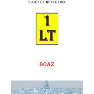 Boaz – Un Le Tout - SR0129 - Sources pour Franc-maçon