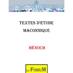 Hénoch et la Pierre de Foudre - CM1482 - Sources pour Franc-maçon