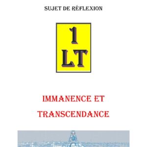 Immanence et transcendance – Un Le Tout - SR0485 - Sources pour Franc-maçon