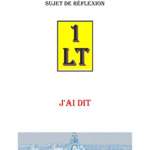 J’ai dit – Un Le Tout - SR0158 - Sources pour Franc-maçon