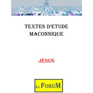 Jésus, un grand Initié - CM0284 - Sources pour Franc-maçon