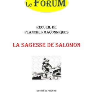 La Sagesse de Salomon – Recueil - RP1225 - Sources pour Franc-maçon