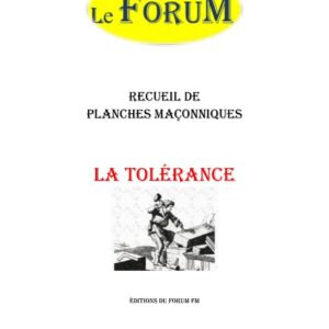 La Tolérance – Recueil - RP0373 - Sources pour Franc-maçon
