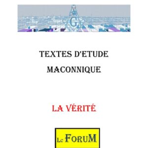 La Vérité et sa recherche - CM0428 - Sources pour Franc-maçon