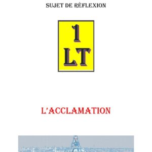 L'Acclamation – Un Le Tout - SR011X - Sources pour Franc-maçon