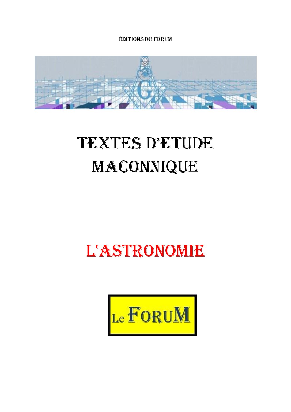L’Astronomie et les Arts Libéraux - CM0258 - Sources pour Franc-maçon