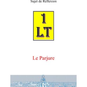Le Parjure – Un Le Tout - SR0189 - Sources pour Franc-maçon