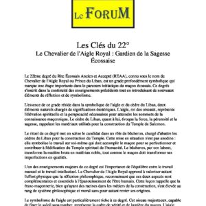 Les Clés du 22° - LC2200 - Sources pour Franc-maçon