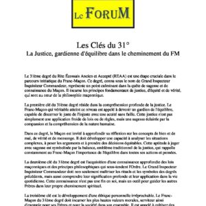 Les Clés du 31° - LC3100 - Sources pour Franc-maçon