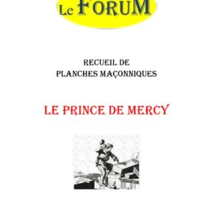 Le Prince de Mercy – Recueil - RP2601 - Sources pour Franc-maçon