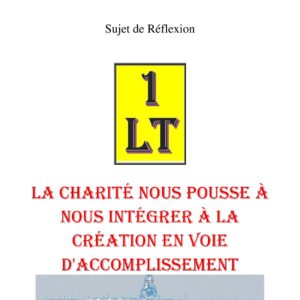 La Charité nous pousse à nous intégrer à la création en voie d'accomplissement – Un Le Tout - SR1860 - Sources pour Franc-maçon