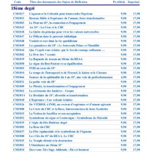 Une Bibliothèque pour les Princes Chevaliers Rose-Croix - BI0018 - Sources pour Franc-maçon