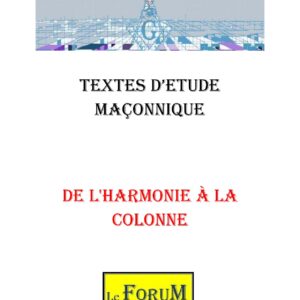 De l'harmonie à la colonne – Corpus - CM019B - Sources pour Franc-maçon