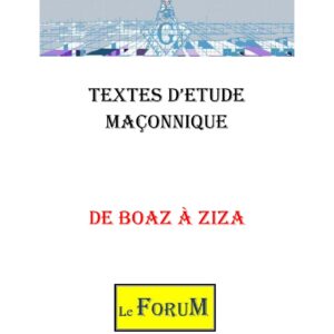 De Boaz à Ziza – Corpus - CM042H - Sources pour Franc-maçon