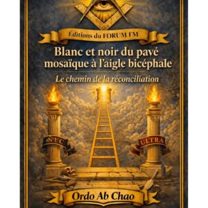 Blanc et noir du pavé mosaïque à l'aigle bicéphale – Lueurs Vives - LV3032 - Sources pour Franc-maçon