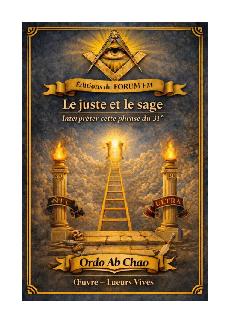 Le juste et le sage – Lueurs Vives - LV3116 - Sources pour Franc-maçon