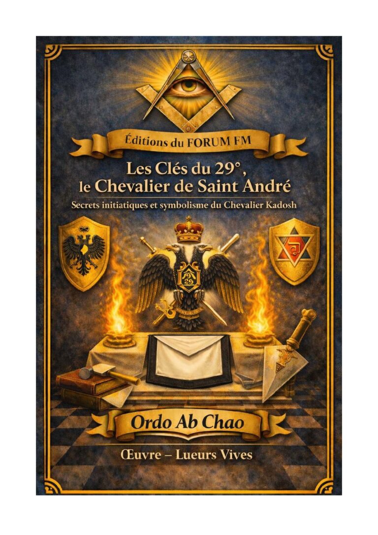 Les Clés du 29°, le Chevalier de Saint André – Lueurs Vives - LV2900 - Sources pour Franc-maçon