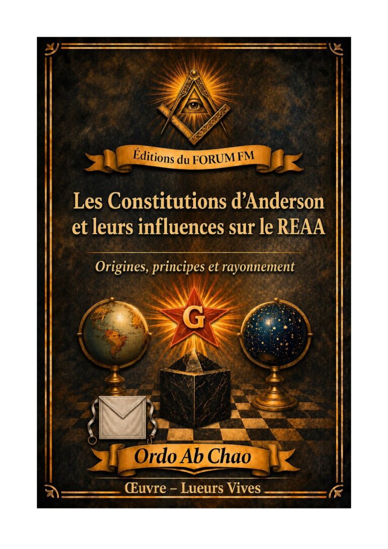 Les Constitutions d'Anderson et leurs influences sur le REAA – Lueurs Vives - LV027J - Sources pour Franc-maçon