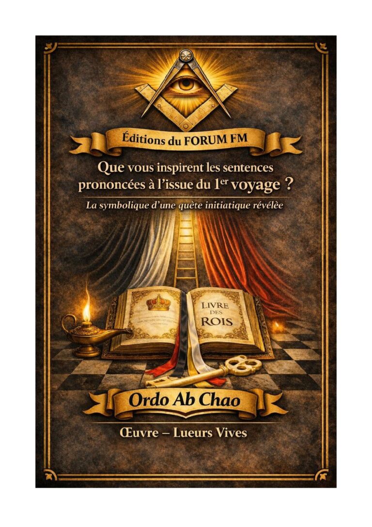 Que vous inspirent les sentences prononcées à l'issue du 1er voyage ? – Lueurs Vives - LV041V - Sources pour Franc-maçon