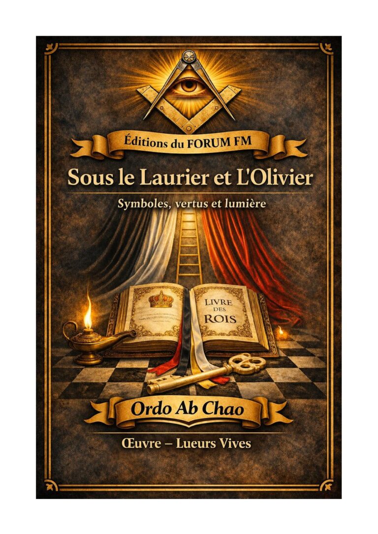 Sous le Laurier et L'Olivier – Lueurs Vives - LV0418 - Sources pour Franc-maçon