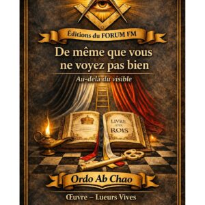 De même que vous ne voyez pas bien – Lueurs Vives - LV0480 - Sources pour Franc-maçon
