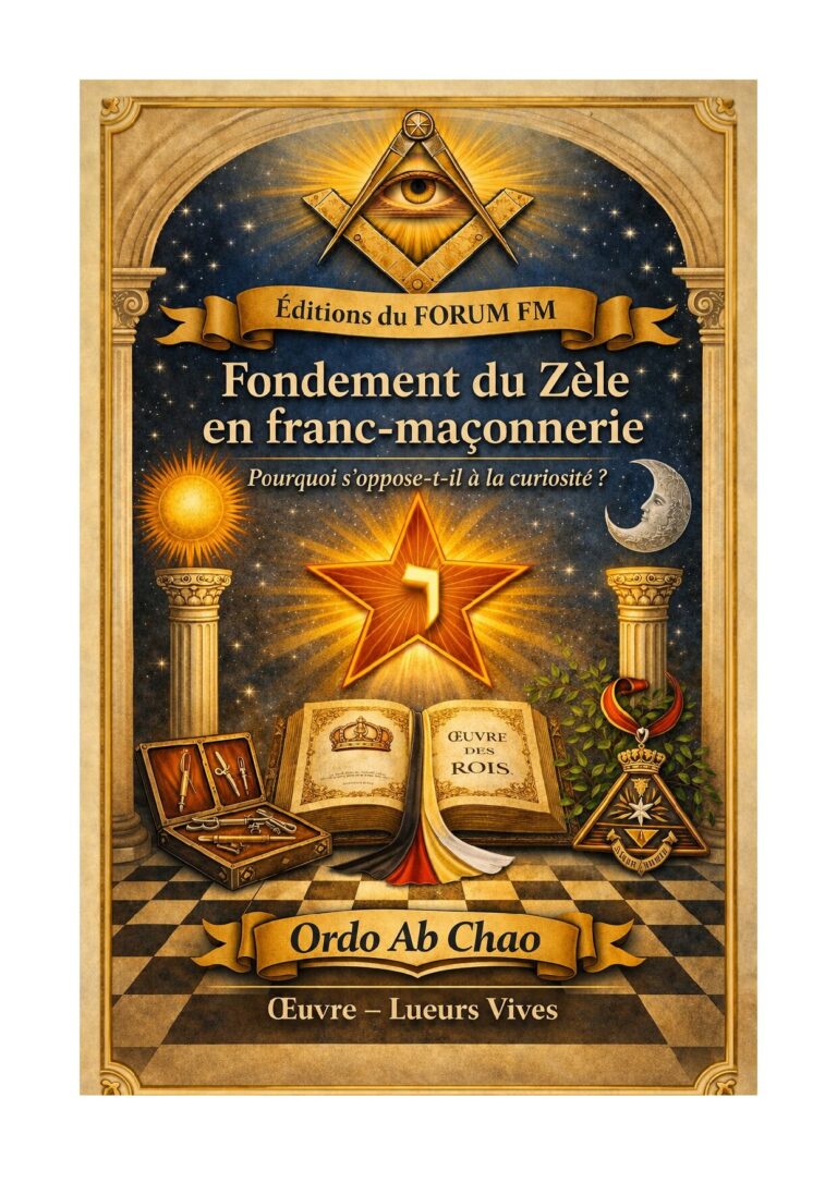 Fondement du Zèle en franc-maçonnerie et pourquoi s'oppose-t-il à la curiosité – Lueurs Vives - LV1239 - Sources pour Franc-maçon