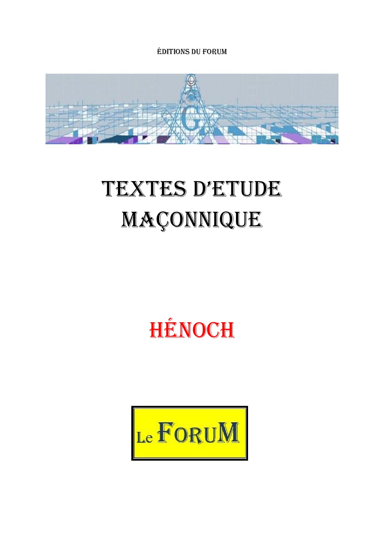 Hénoch – Corpus