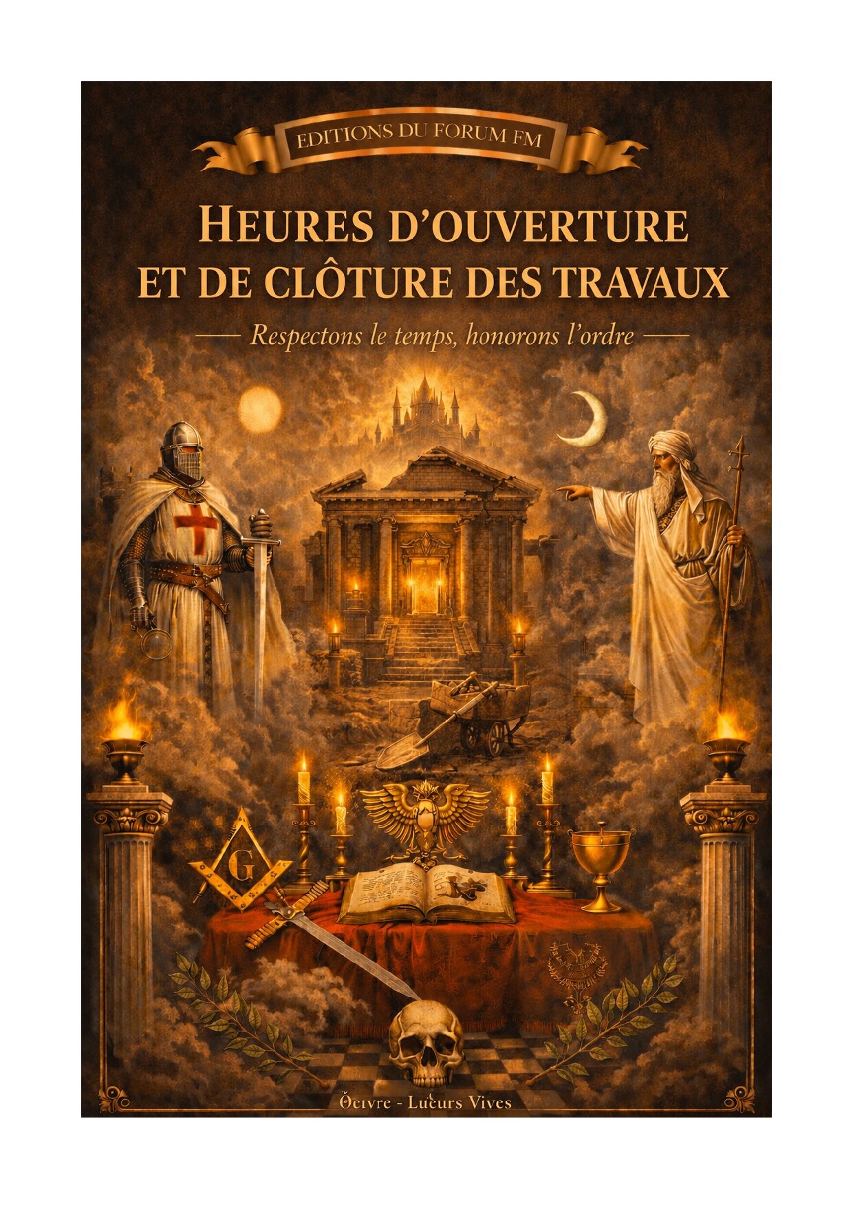Heures d'ouverture et de clôture des travaux – Lueurs Vives - LV1716 - Sources pour Franc-maçon