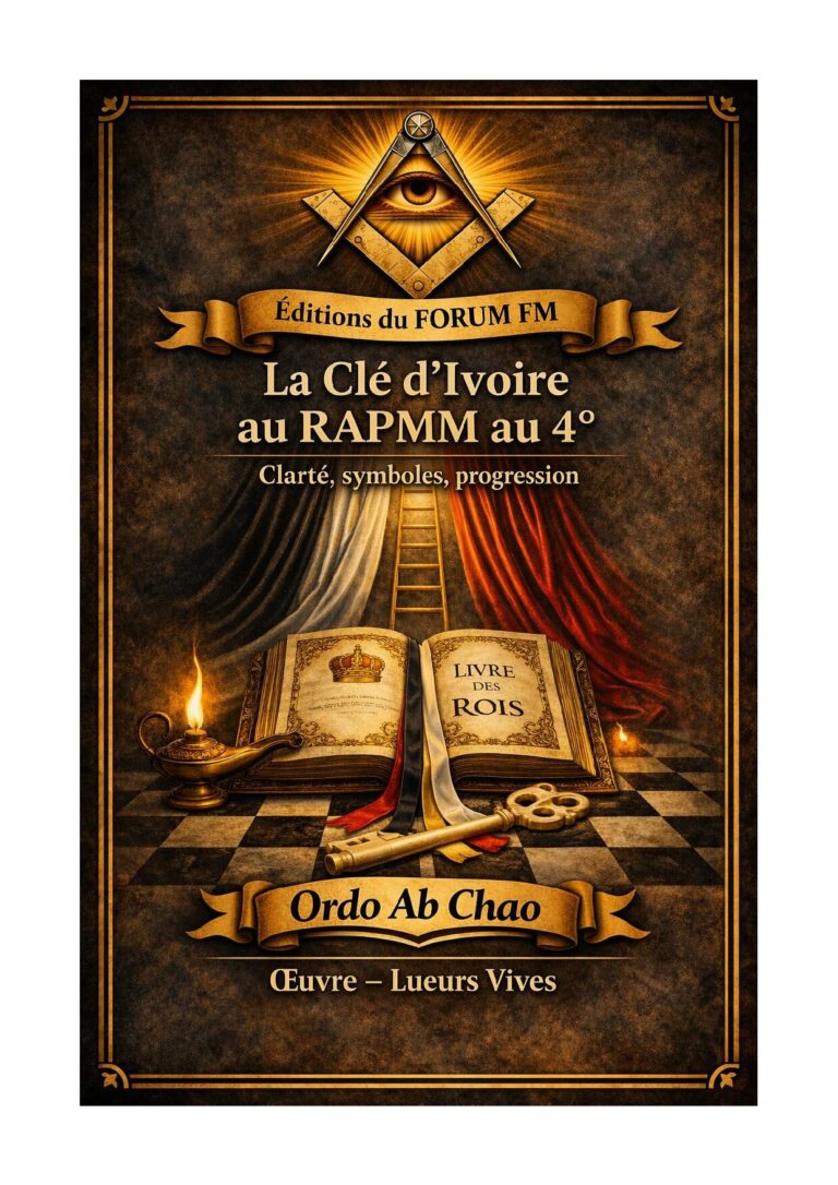 La Clé d'Ivoire au RAPMM au 4° – Lueurs Vives - LV0470 - Sources pour Franc-maçon