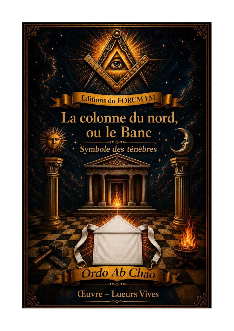 La colonne du nord, ou le Banc, symbole des ténèbres – Lueurs Vives - LV011P - Sources pour Franc-maçon