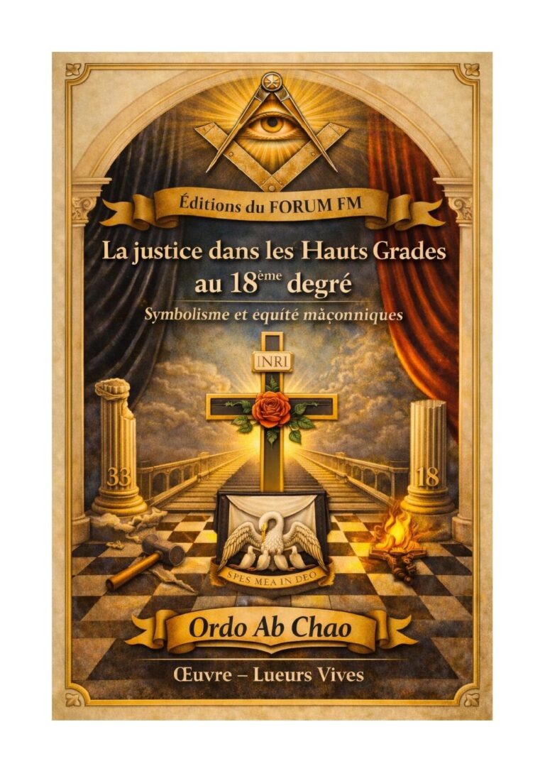 La justice dans les Haut Grades au 18ème degré – Lueurs Vives - LV1816 - Sources pour Franc-maçon