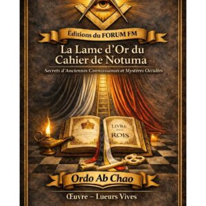 La Lame d'Or du cahier de Notuma – Lueurs Vives - LV0468 - Sources pour Franc-maçon