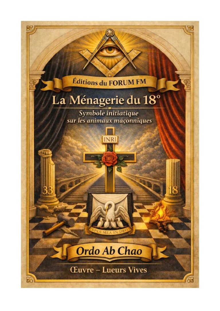 La Ménagerie du 18° – Lueurs Vives - LV1821 - Sources pour Franc-maçon