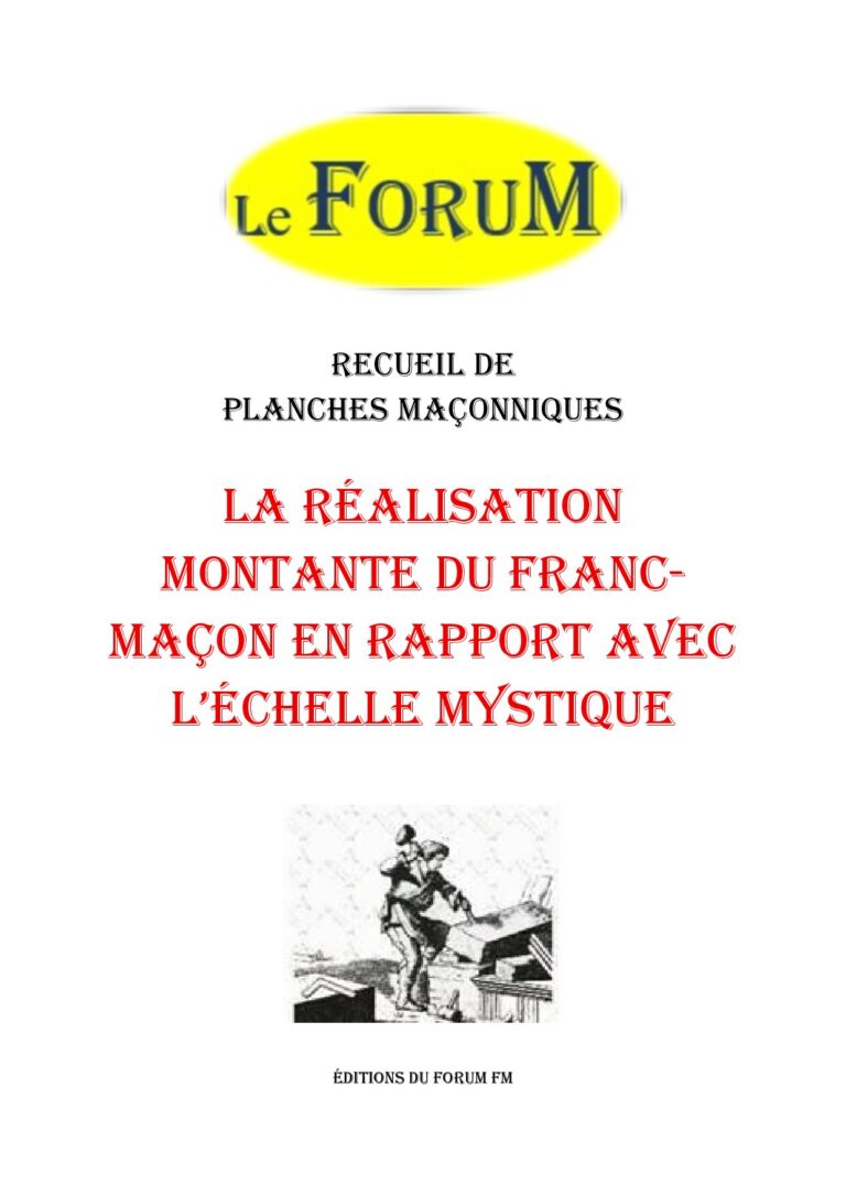 La réalisation montante du Franc-Maçon en rapport avec l'échelle mystique – Recueil - RP3053 - Sources pour Franc-maçon