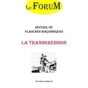 La Transgression – Recueil - RP1434 - Sources pour Franc-maçon