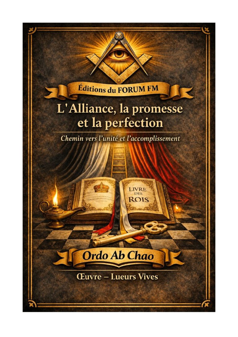 L'Alliance, la promesse et la perfection – Lueurs Vives - LV0602 - Sources pour Franc-maçon