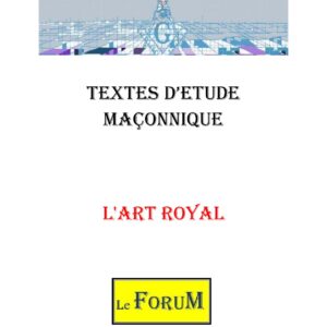 L'Art Royal – Corpus - CM03AA - Sources pour Franc-maçon