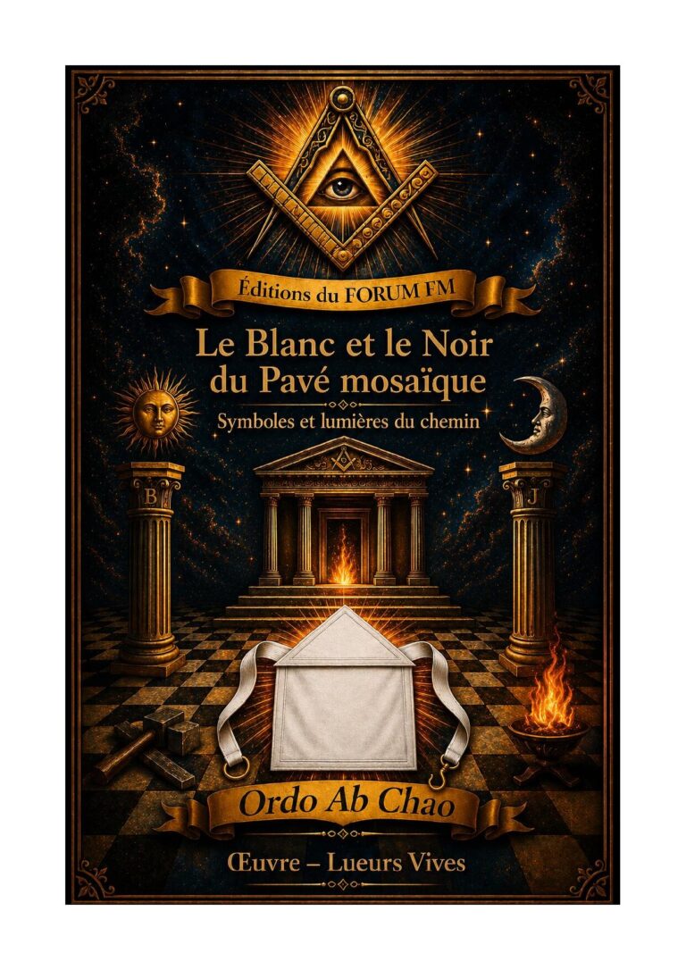 Le Blanc et le Noir du Pavé mosaïque – Lueurs Vives - LV0194 - Sources pour Franc-maçon