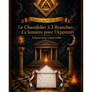 Le Chandelier à 3 Branches : La lumière pour l'Apprenti – Lueurs Vives - LV0178 - Sources pour Franc-maçon