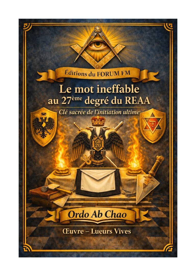 Le mot ineffable au 27ème degré du REAA – Lueurs Vives - LV2704 - Sources pour Franc-maçon