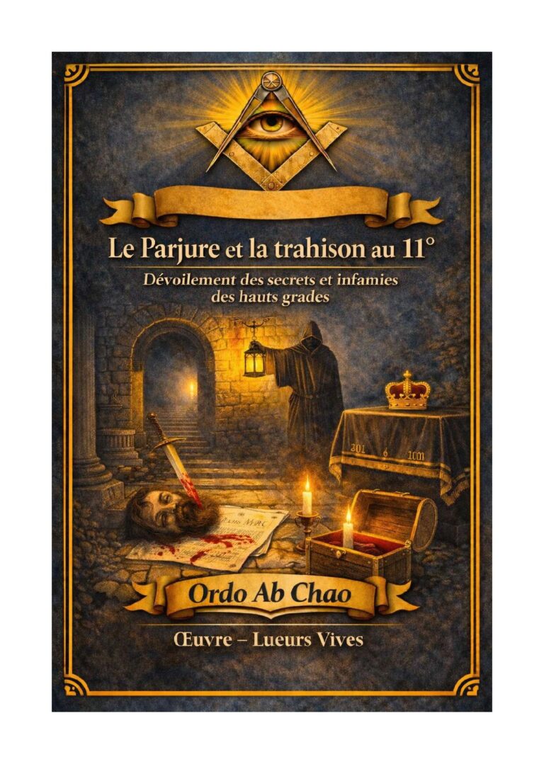 Le Parjure et la trahison au 11° – Lueurs Vives - LV1102 - Sources pour Franc-maçon