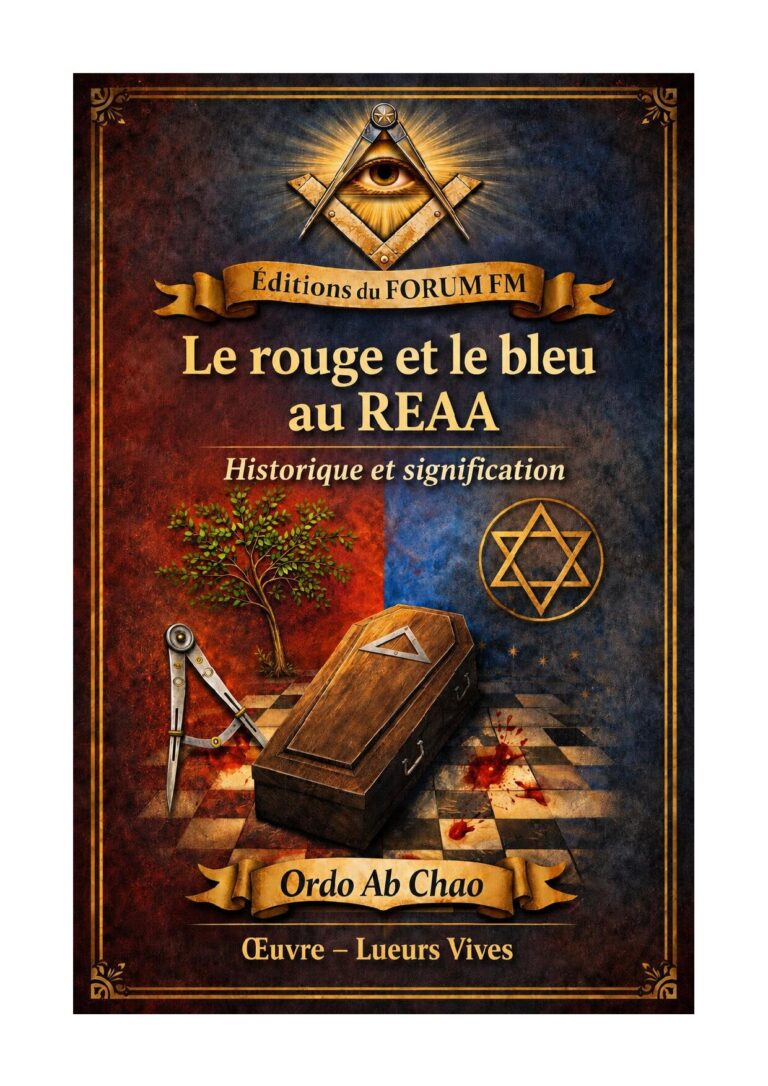 Le rouge et le bleu au REAA – Lueurs Vives - LV0347 - Sources pour Franc-maçon