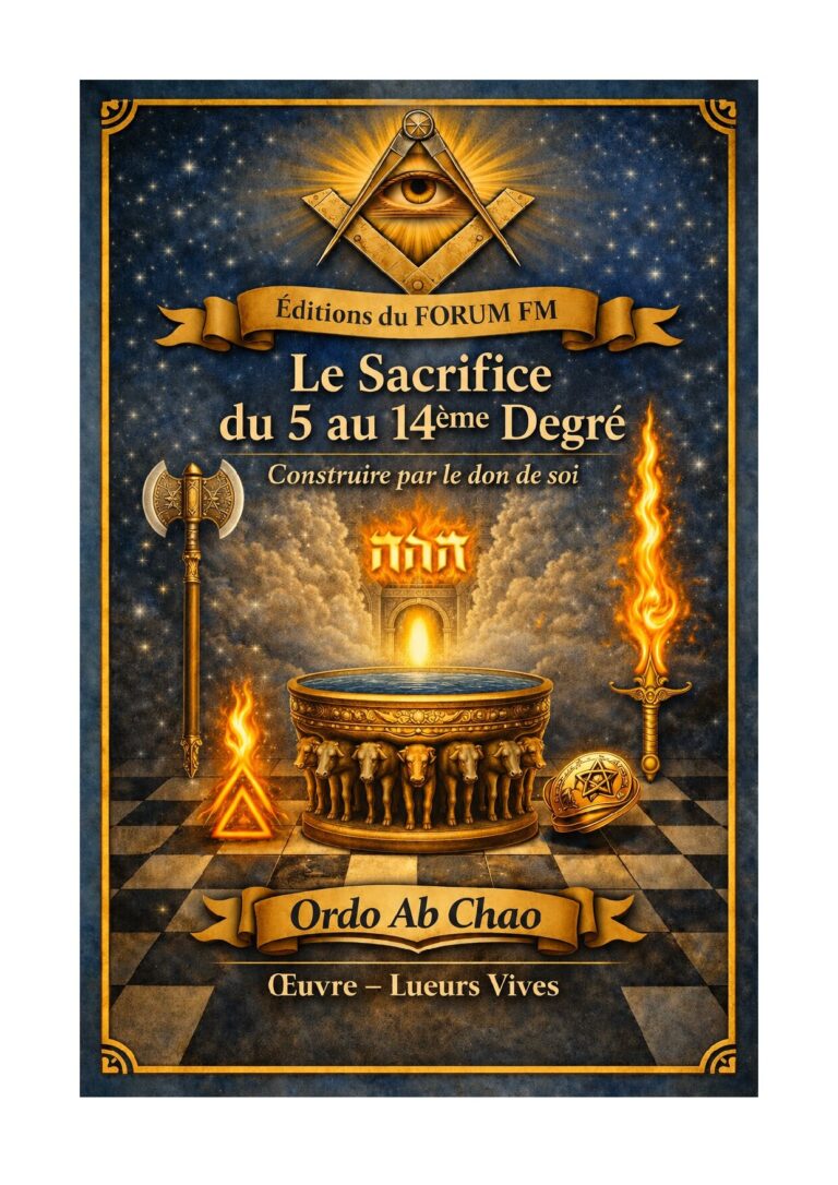 Le Sacrifice du 5 au 14ème Degré – Lueurs Vives - LV1417 - Sources pour Franc-maçon