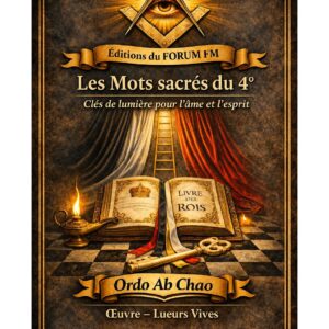 Les Mots sacrés du 4° – Lueurs Vives - LV042B - Sources pour Franc-maçon