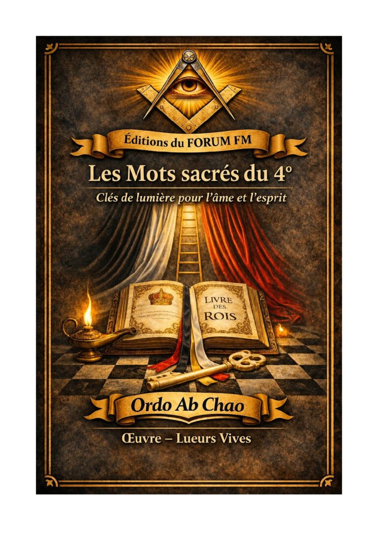 Les Mots sacrés du 4° – Lueurs Vives - LV042B - Sources pour Franc-maçon