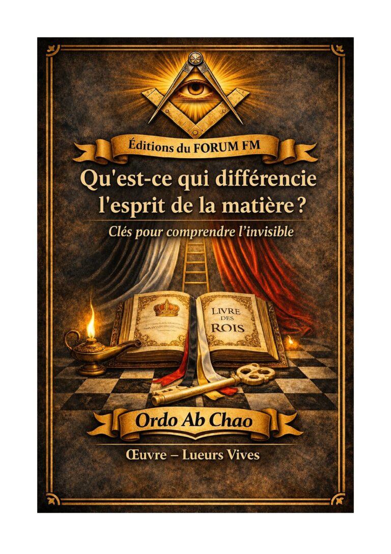 Qu'est-ce qui différencie l'esprit de la matière ? – Lueurs Vives - LV042N - Sources pour Franc-maçon