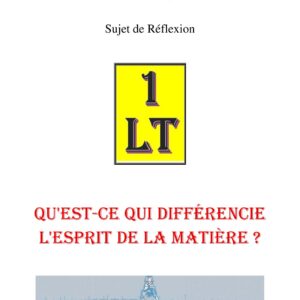 Qu'est-ce qui différencie l'esprit de la matière ? – Un Le Tout - SR042N - Sources pour Franc-maçon