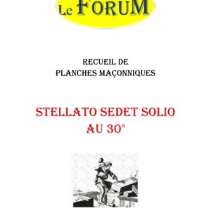 Stellato Sedet Solio – Recueil - RP3038 - Sources pour Franc-maçon