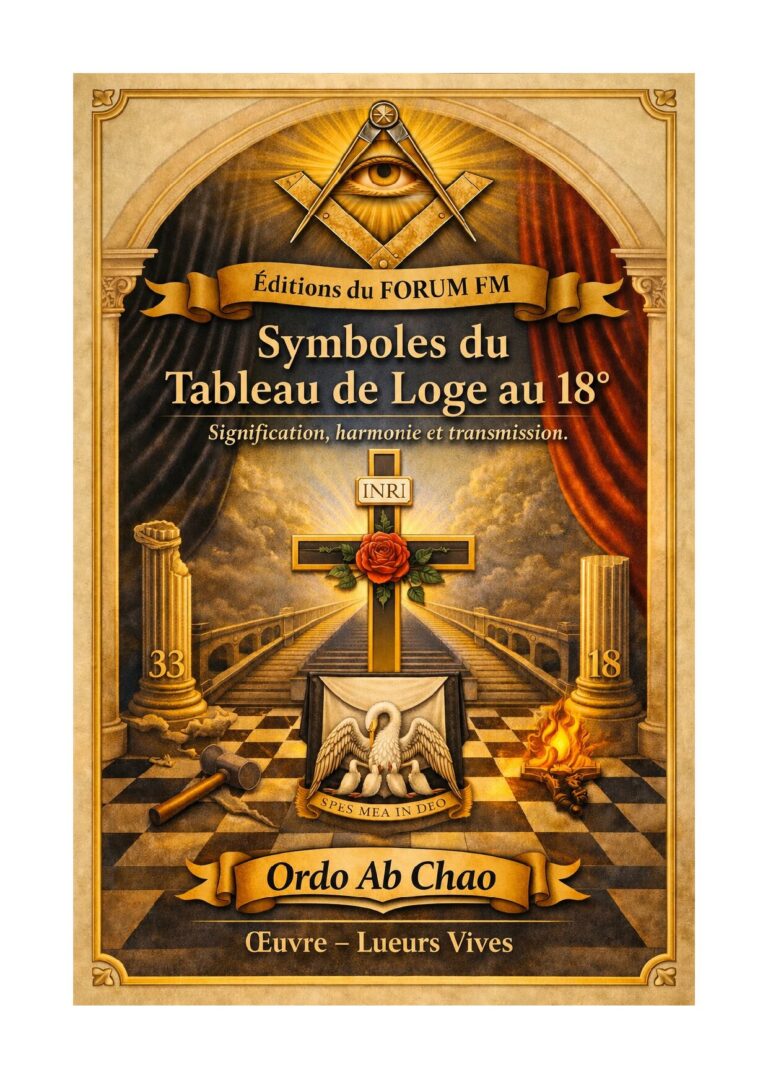 Symboles du Tableau de Loge au 18° – Lueurs Vives - LV1812 - Sources pour Franc-maçon