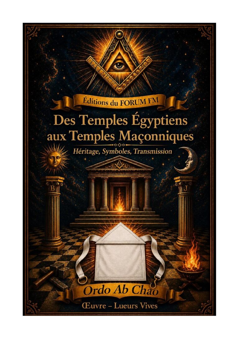 Des Temples Égyptiens aux Temples Maçonniques – Lueurs Vives - LV019H - Sources pour Franc-maçon
